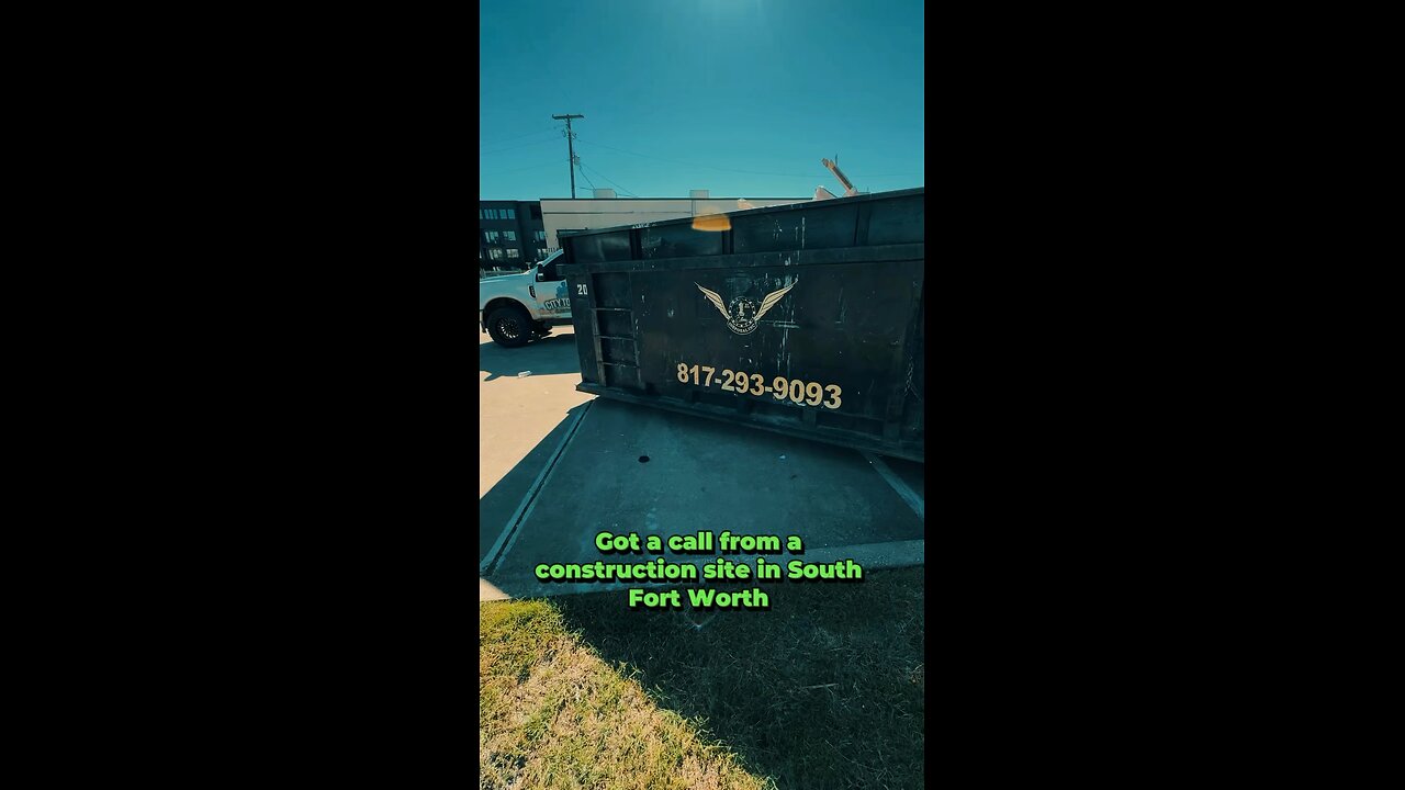 Dumpster Clean Up in South Fort Worth