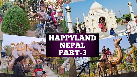 HAPPYLAND NEPAL PART 3 | BIG BIRD NEST I SWIMMING ACTIVITY | FAMILY VLOG | COUPLE VLOG #vlog