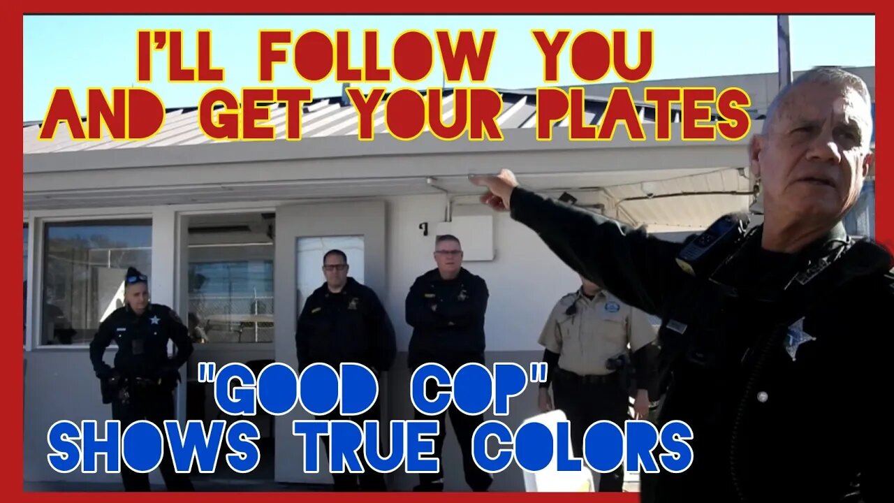 10 COPS SHOW UP. ID REFUSAL. TRY TO GET INFO FROM PLATES. Are They Successful??