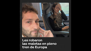 Pareja de argentinos sufrió un robo en un tren de Europa