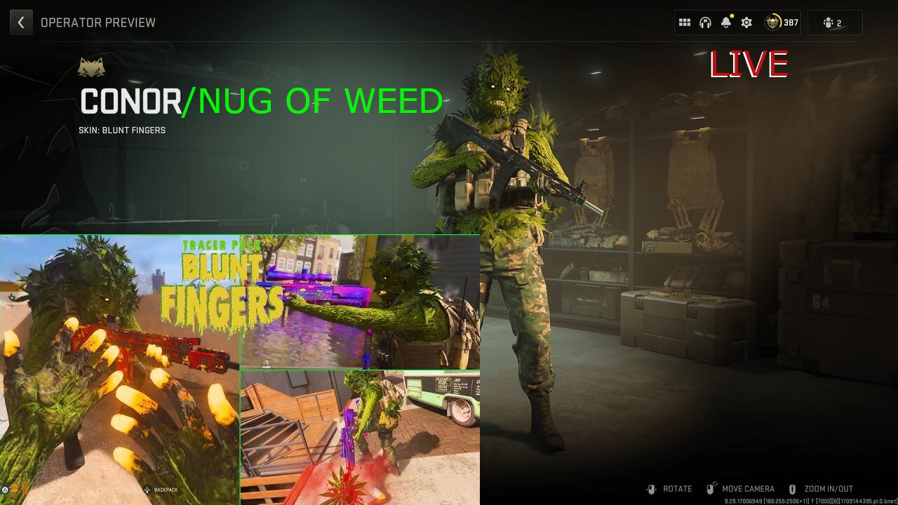 BLUNT FINGERS MW2! Stream+CAMO GRINDING