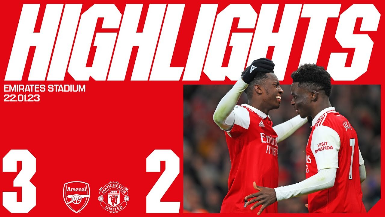 arsenal versus manchester united highlights