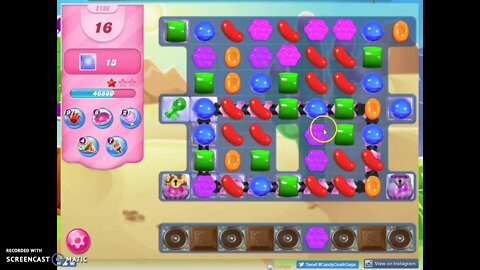 Candy Crush Level 2136 Audio Talkthrough, 3 Stars Bad UFO :(