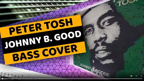 Peter Tosh - Johnny B Good - Bass Cover & Tabs