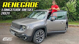 JEEP RENEGADE LONGITUDE 4X4 TURBO DIESEL 2021 EM DETALHES! Fast Car View