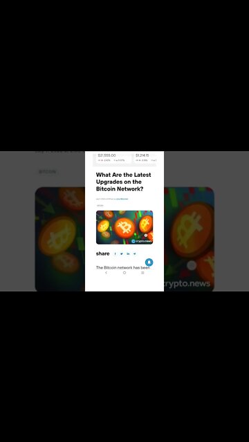 What Are the Latest Upgrades on the Bitcoin Network? #cryptomash #cryptomashnews #bitcoin
