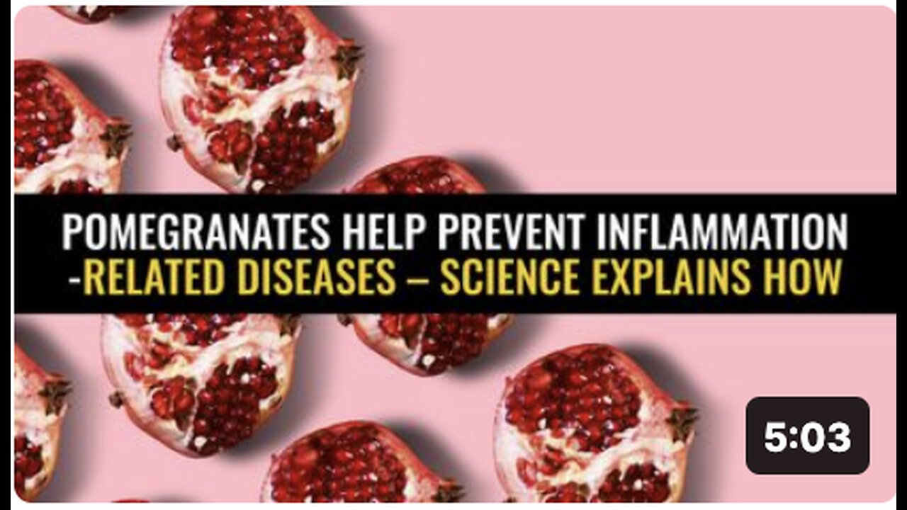 Pomegranates help prevent inflammation-related diseases – science explains how