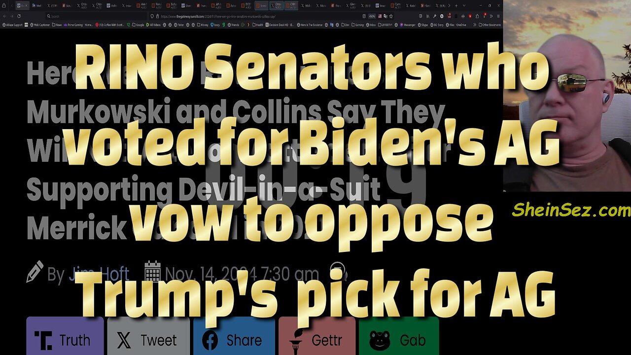 RINO Senators who voted for Biden's AG vow to oppose Trump's pick for AG-711