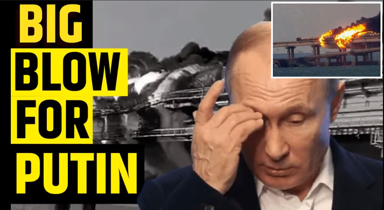 Big Blow for Putin | Crimea Bridge Explosion | Russia Bridge Explosion News LIVE | Putin News