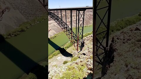 Perrine Bridge in Twin Falls, Idaho! America the Beautiful 🇺🇸 🗽#idaho #usa #america #roadtrip