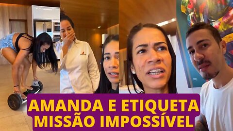 TATI BRASIL E CARLINHOS COM DICAS DE ETIQUET@ PARA AMANDA VIRAR MADAME