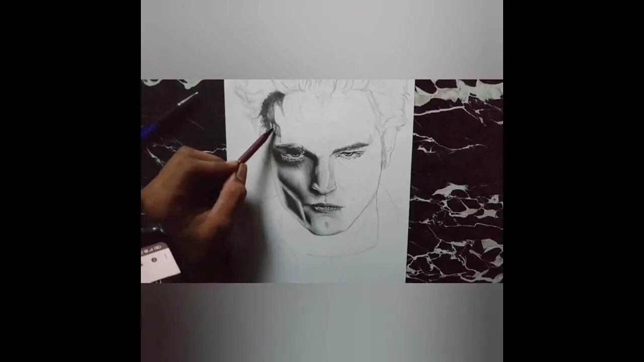 ROBERT PATTINSON #robert #youtubeshorts #shorts #shortsvideo #sketch#like #ytshorts #demonslayer