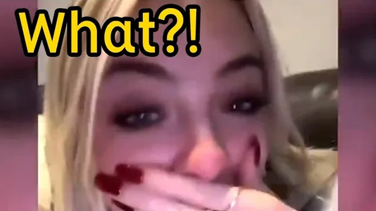 Are we gonna be okay!? She acting or real? (Pretty sure real)