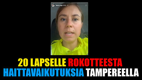 20 lapselle rokotteesta haittavaikutuksia Tampereella