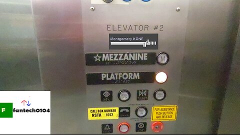 Montgomery Kone Hydraulic Elevator @ North Station T Station - Boston, Massachusetts