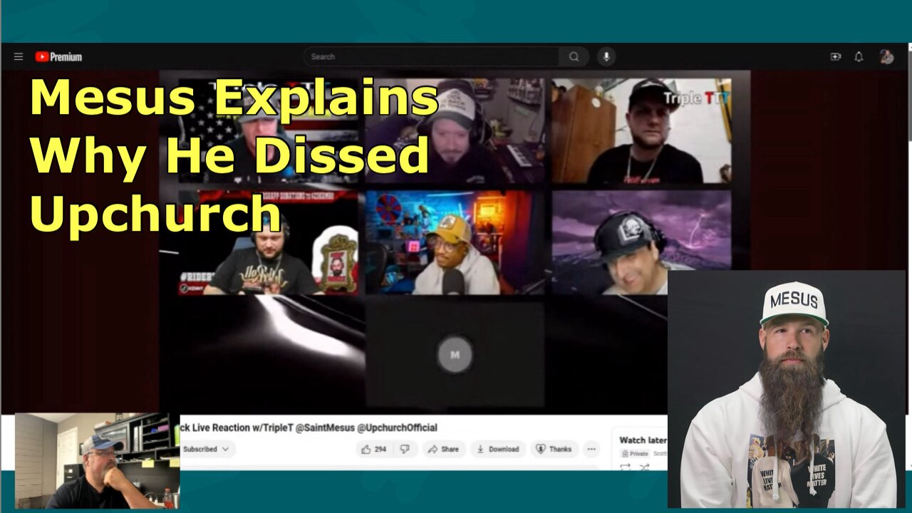 ⁠ goes on ​⁠ live and explains why he dissed Upchurch. Goes at it with Curt.