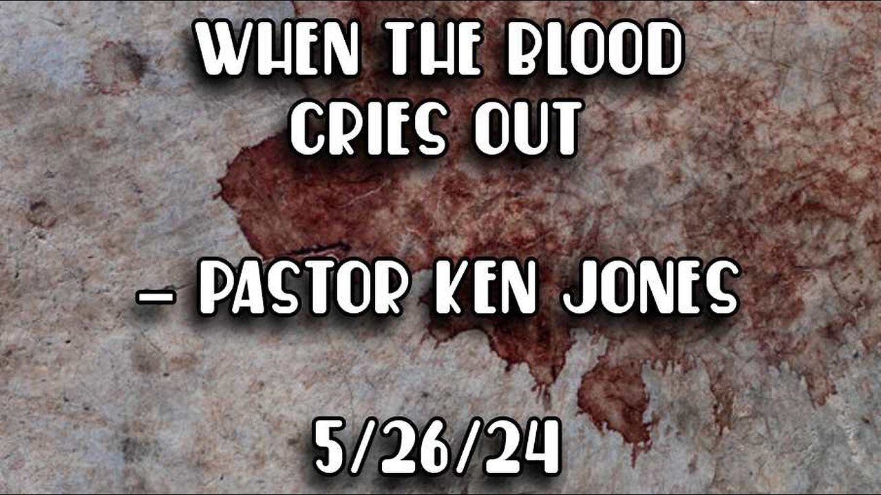 When The Blood Cries Out