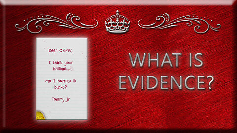 What Is Evidence?