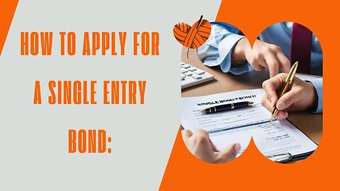 A Beginner's Guide to Obtaining a Single Entry Bond