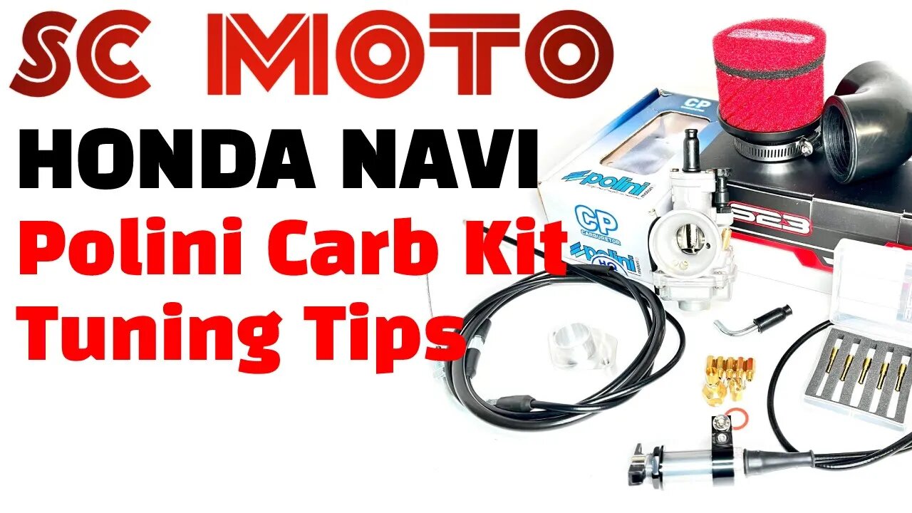 Honda Navi Polini Carb Tuning Tips.