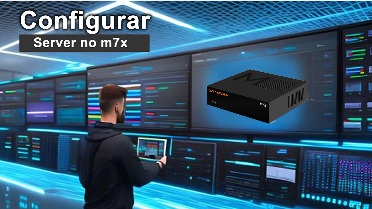 Como Configurar um server no GTmedia M7X