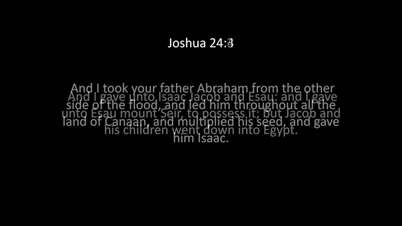 Joshua Chapter 24