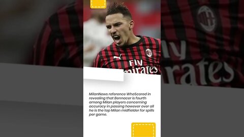 Bennacer's return an ideal lift - the numbers show what he brings to Milan #shorts