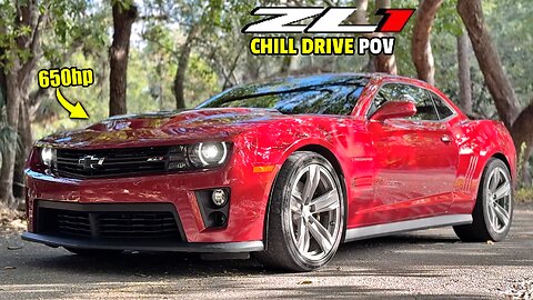 Chill drive in a ZL1 because you're a chill guy - 650hp Camaro ZL1 POV Drive [4K]