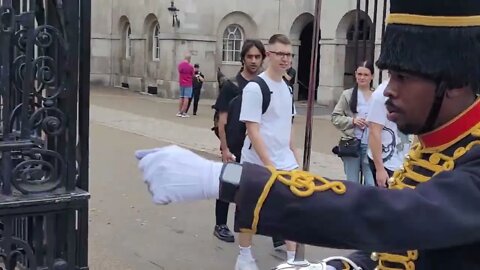 Checking the troops #horseguardsparade