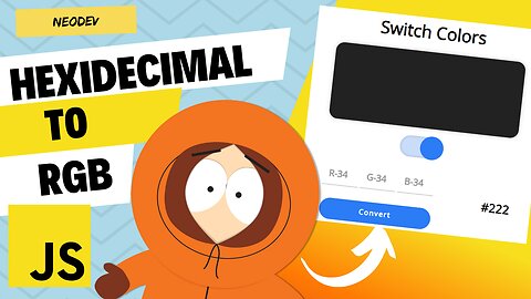 RGB to HEX and HEX to RGB Conversion in JavaScript