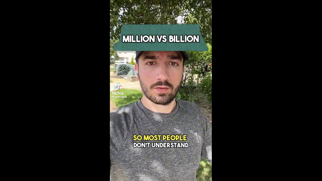 ✅ The Difference: 1 Million vs. 1 Billion 💵 👀 1 Billion is 1,000 Millions.