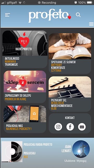 Christian Radio Profeto music