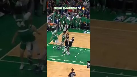 Jayson Tatum to Robert Williams for the slam!!