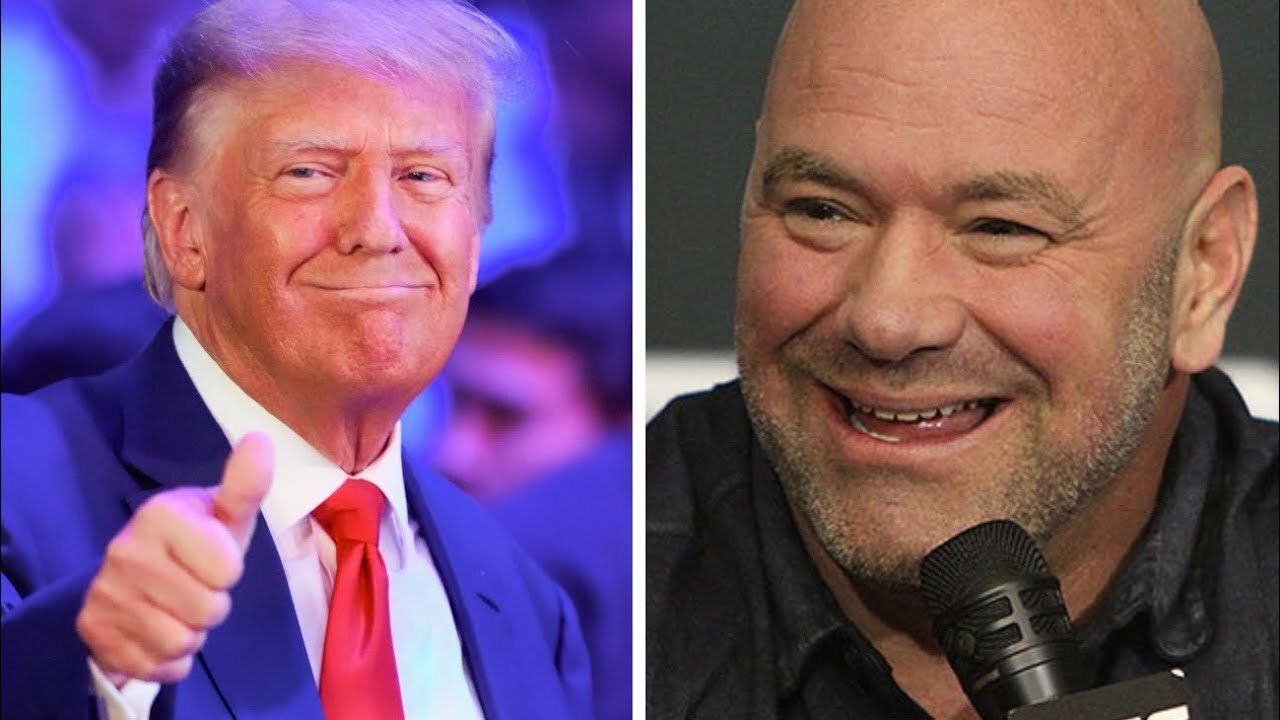 Dana White- Donald J Trump UFC Walkout - “This Guy is HUGE!”