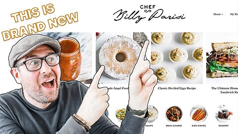 It Was Finally Time to Make a NEW Chef Billy Parisi Website