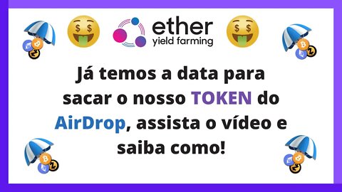 EiFi - Se você fez o AirDrop veja a data que será liberado o saque e como sacar.