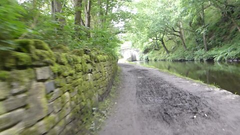 Huddersfield Narrow canal walk to Slaithwaite part 2