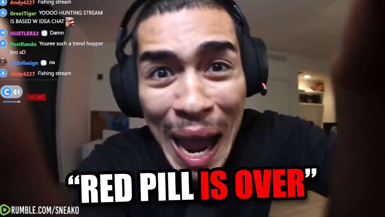 Sneako Abandons Red Pill and Confesses To Being A Fraud