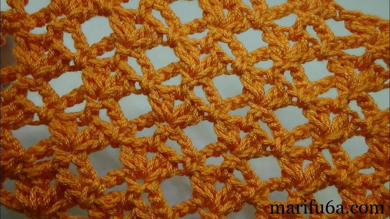 crochet lace shells stitch free pattern tutorial by marifu6a