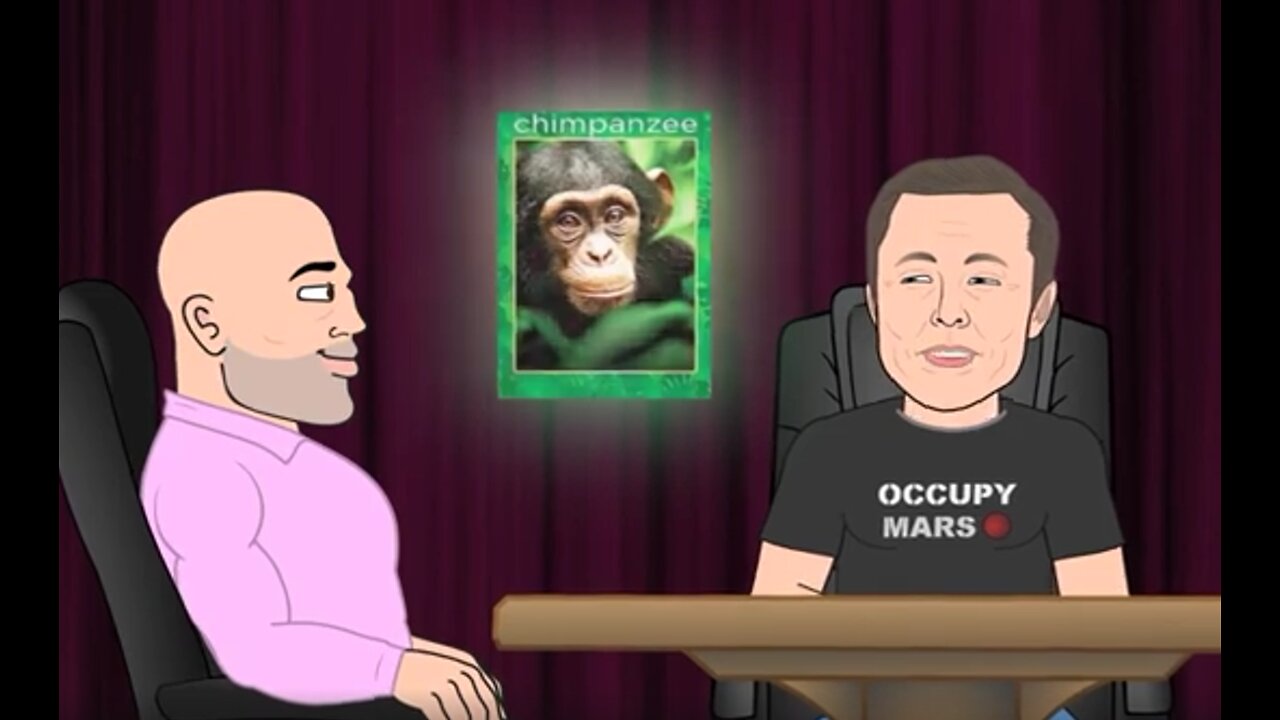 Elon Musk Chimp Moment - JRE Toons