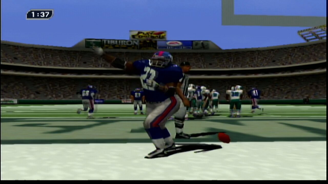 Madden NFL 2001 Dolphins vs Giants Part 2