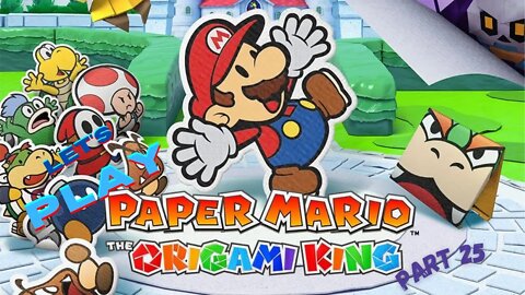 Let's Play - Paper Mario: The Origami King Part 25 | Gotta Fill My Spa Stamp Card!
