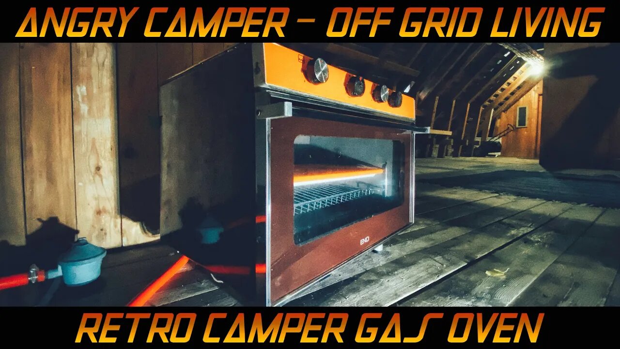 RETRO GAS OVEN for my new CAMPER VAN CONVERSION