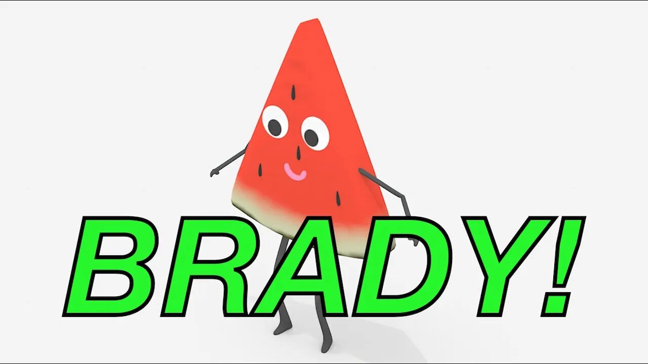 Happy Birthday BRADY! - WATERMELON Birthday Song