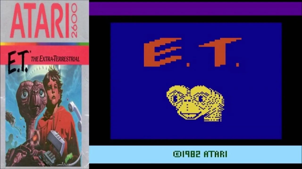 E. T. The Extra Terrestrial Atari 2600 8-Bit Theme For 8 Hours (Sleep Therapy) (60920A)