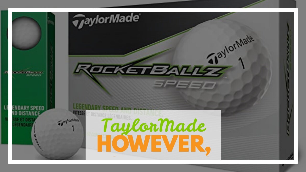 TaylorMade Rocketballz Speed Golf Balls