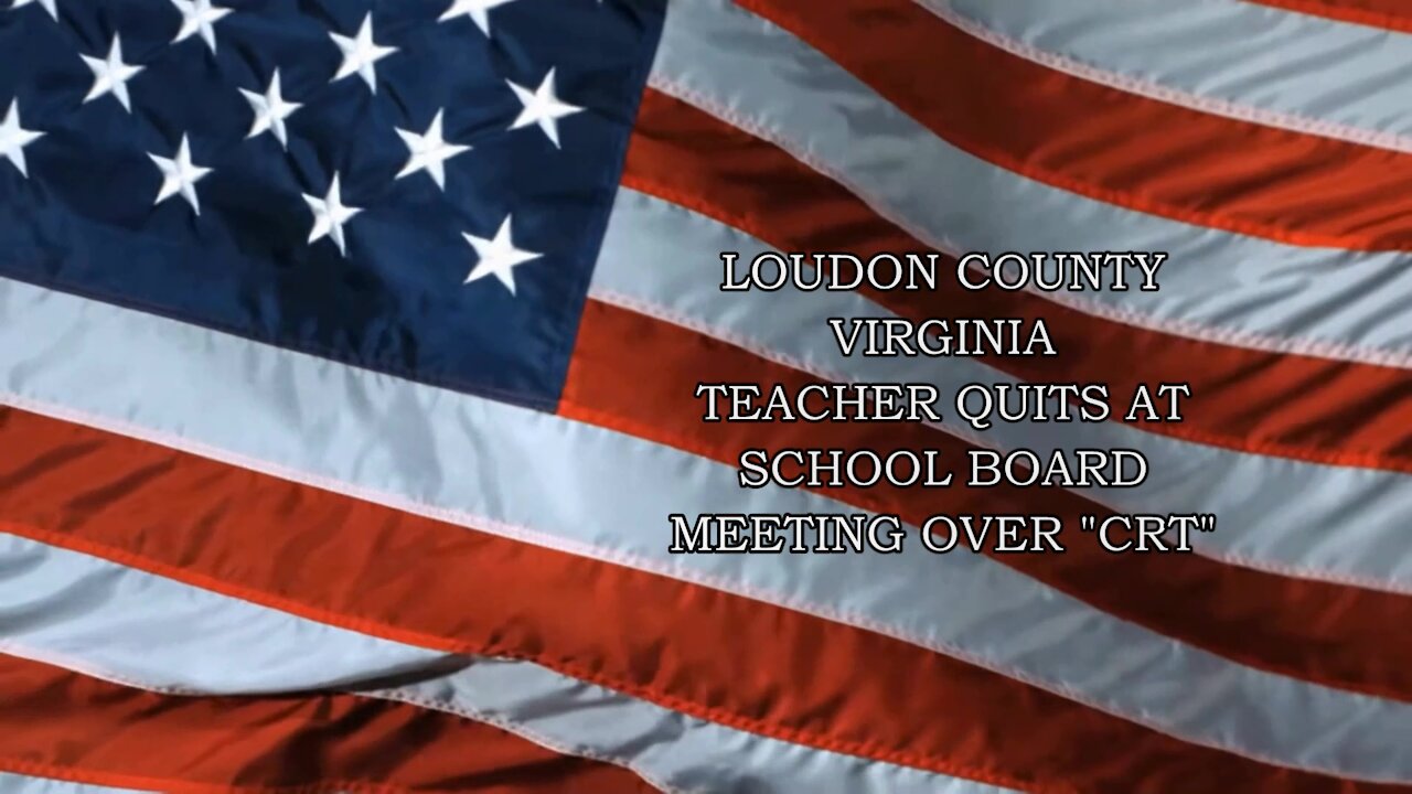 LOUDON COUNTY VIRGINIA TEACHER QUITS