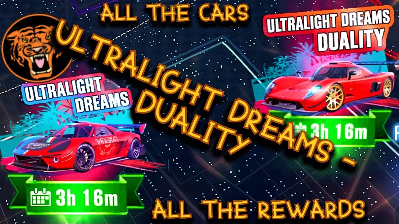 CSR2: ULTRALIGHT DREAMS DUALITY - all the cars, all the rewards