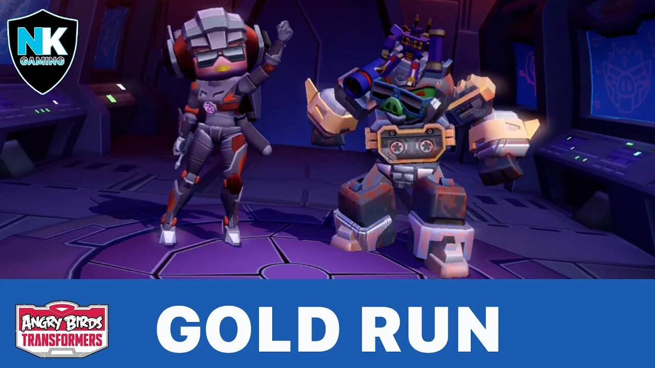 Angry Birds Transformers 2.0 - Gold Run Featuring Flamewar & Major Soundwave