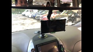 Multifunctional Rearview Mirror Phone Holder Mount 360 Rotatable articulate arm